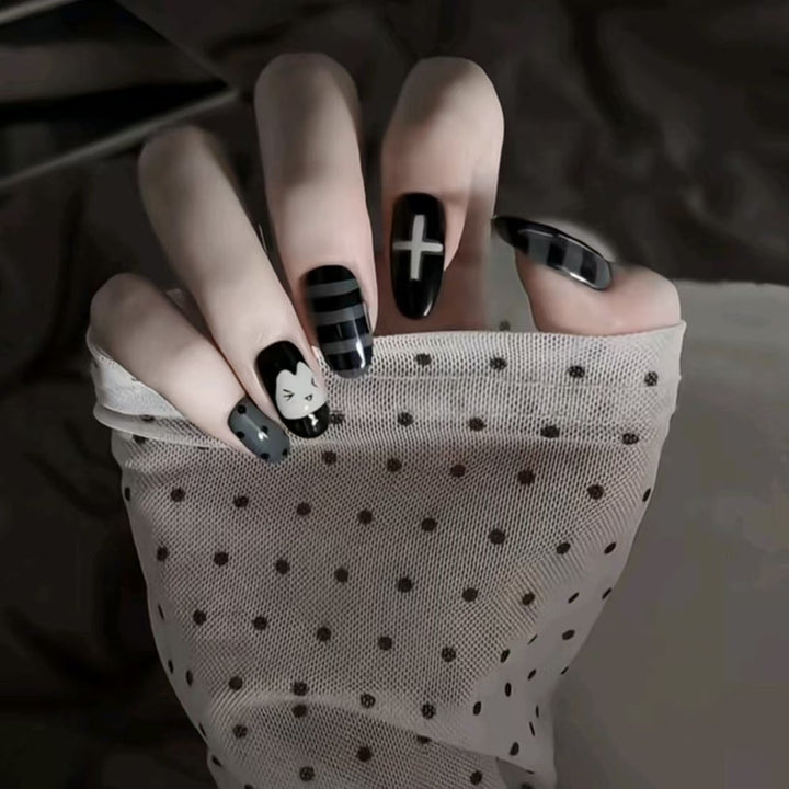 Creative Cartoon Press-On Nail Art Bowlift