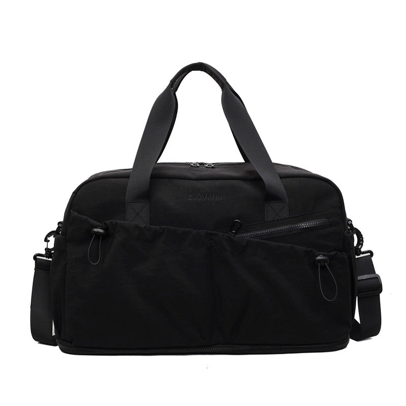 Sporty and Functional Travel Bag with Multiple Outer Pockets Bowlift