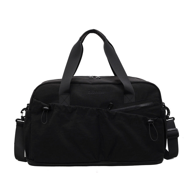 Sporty and Functional Travel Bag with Multiple Outer Pockets Bowlift