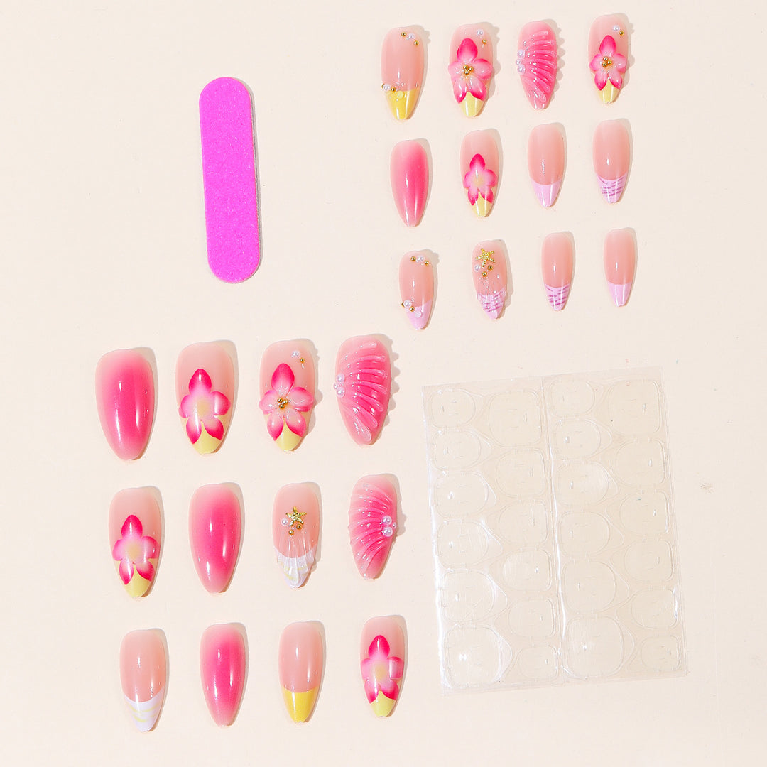 Artisan Floral Nail Art Bowlift