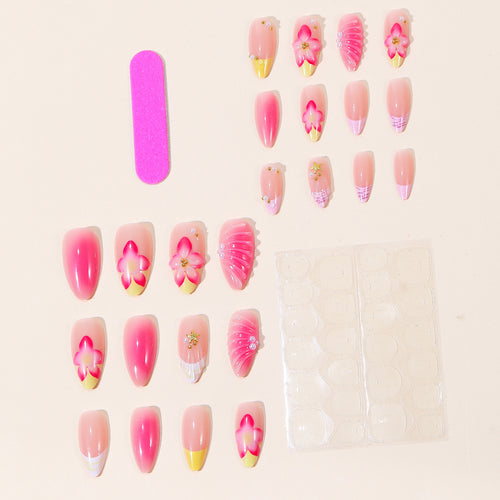 Artisan Floral Nail Art Bowlift