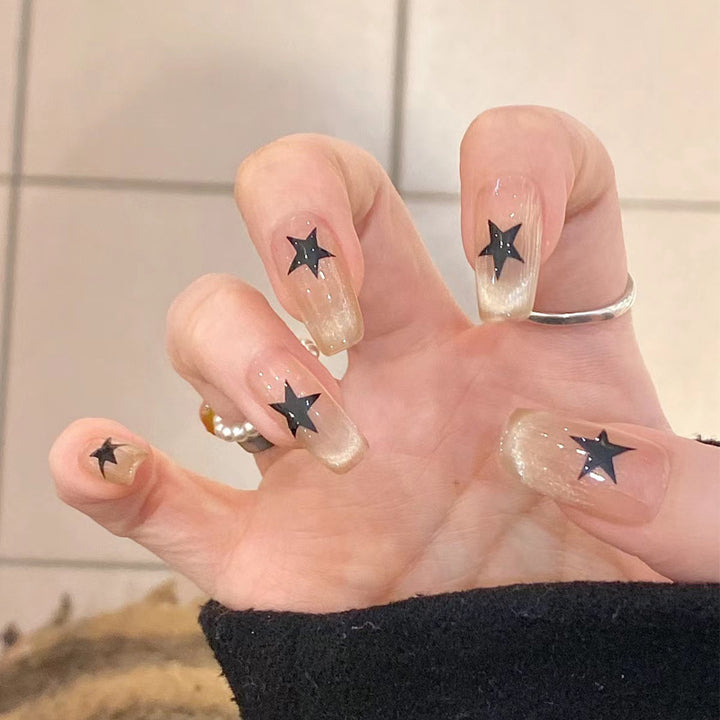 Natural Almond-Shaped Press-On Nails Bowlift