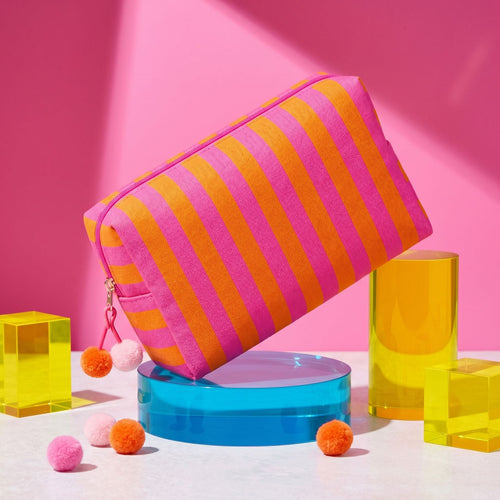 Cosmetic bag with colorful stripes Bowlift