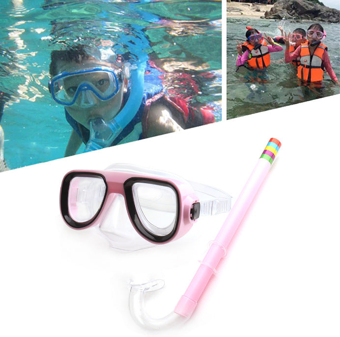 Snorkel set with high-quality breathing mask and ergonomic mouthpiece Bowlift