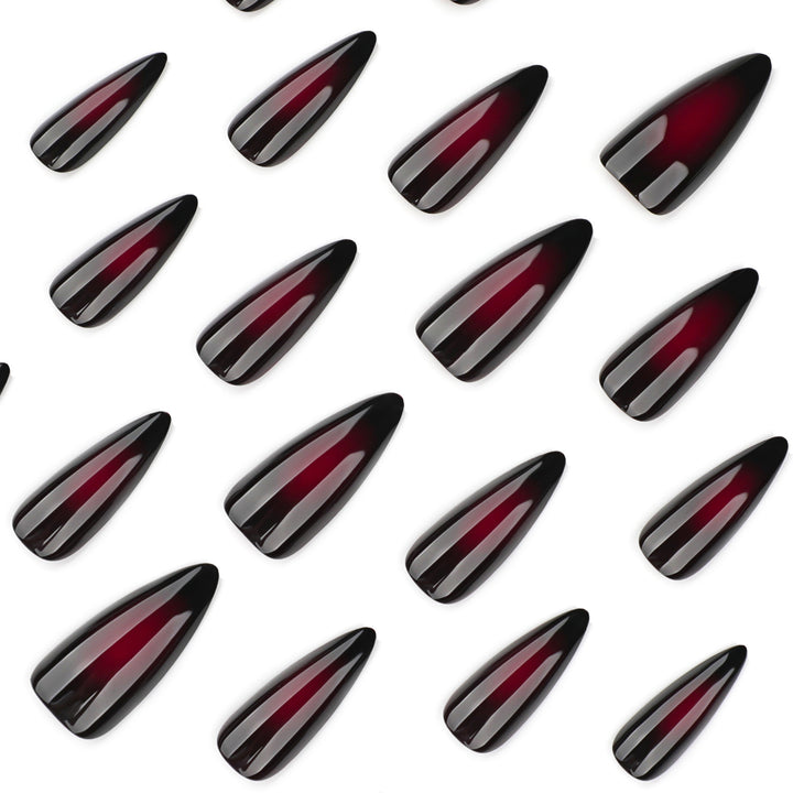 Artful stiletto nails with ombre effect Bowlift