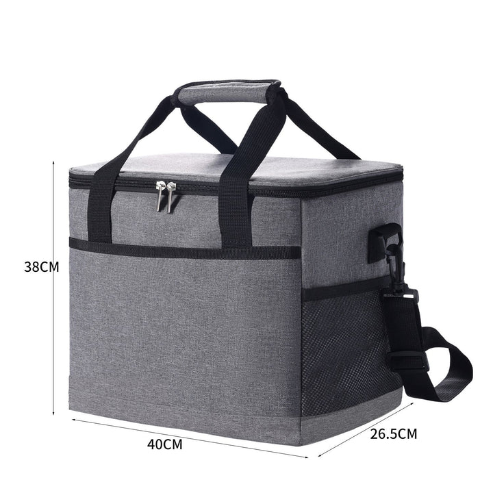 Unisex cooler bag with additional insulation compartment and practical carrying handle Bowlift