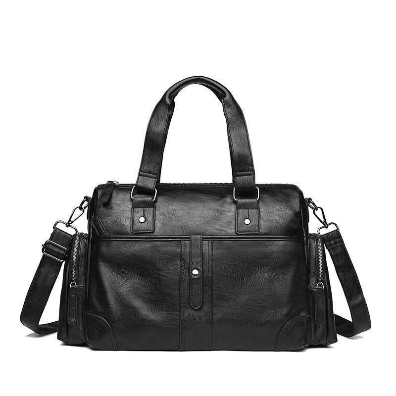 Premium Leather Briefcase Bowlift