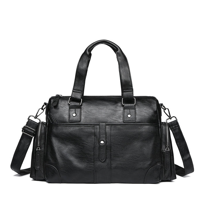 Premium Leather Briefcase Bowlift