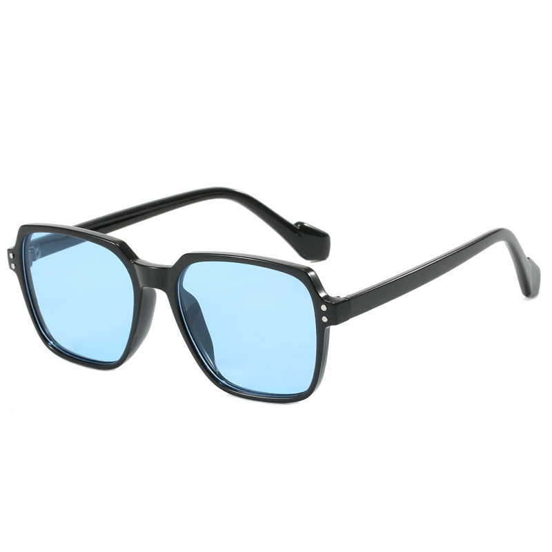 Women's fashionable square sunglasses with yellow lenses Bowlift