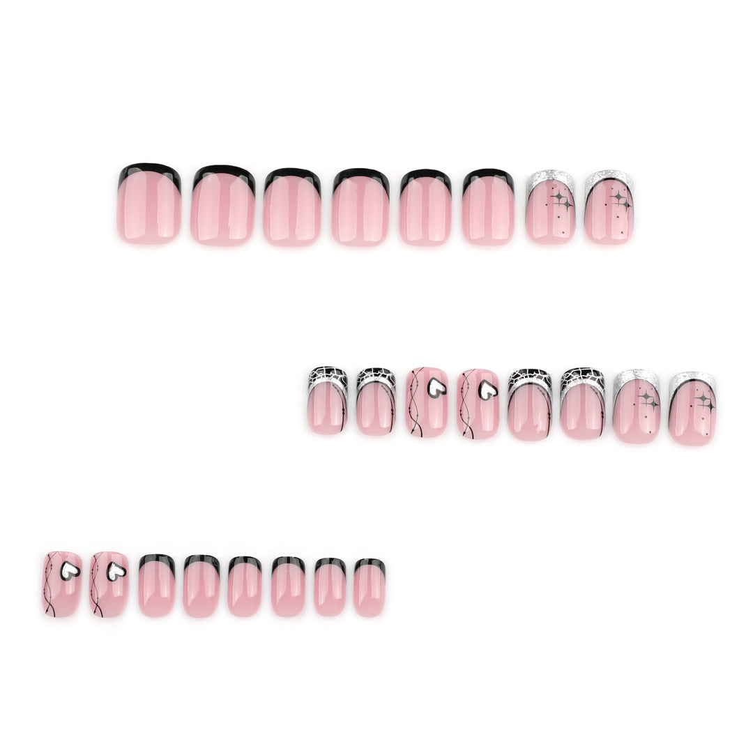 Artificial nail art with glamorous design Bowlift