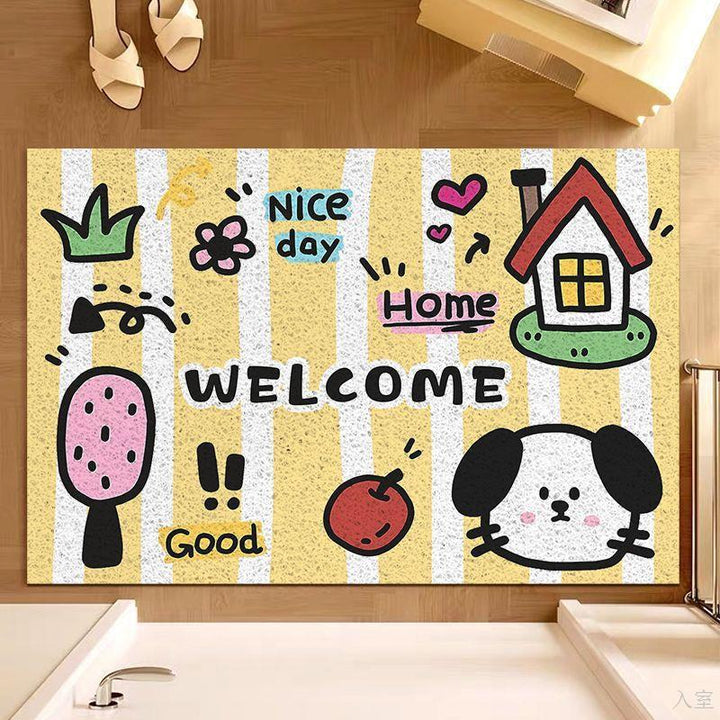 Playful Welcome Doormat