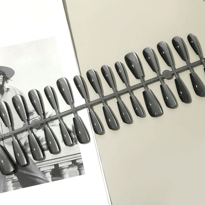 Glamorous Glossy Press-On Nail Extensions Bowlift