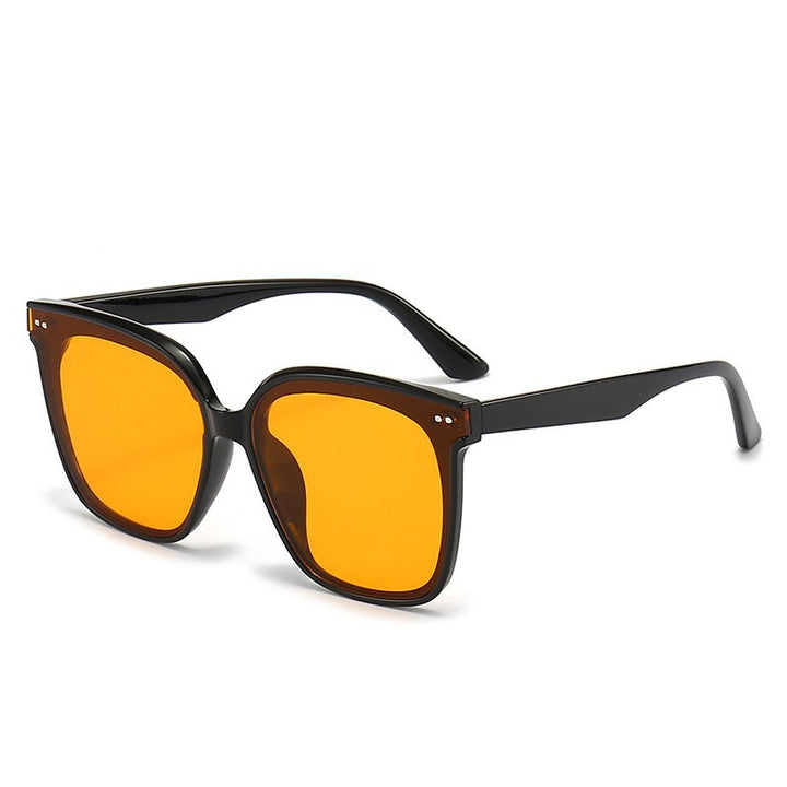 Oversized Geometric Frame Sunglasses