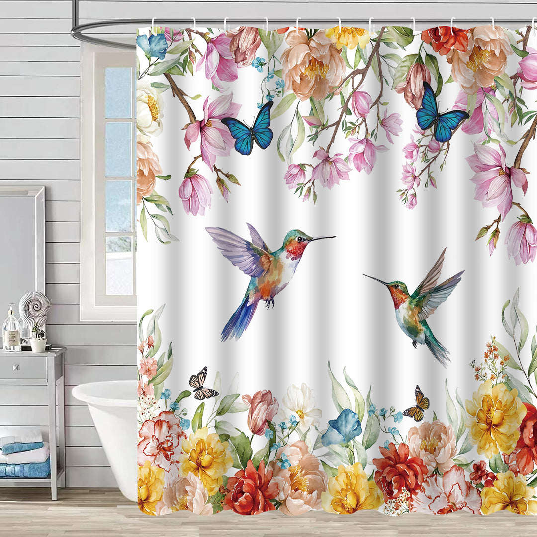 Nature-Inspired Shower Curtain Bowlift