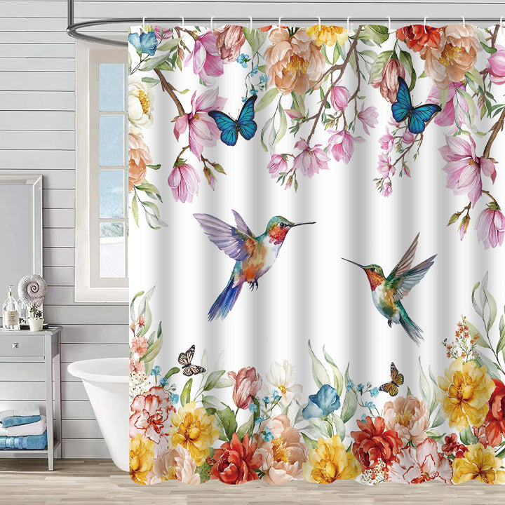 Nature-Inspired Shower Curtain Bowlift