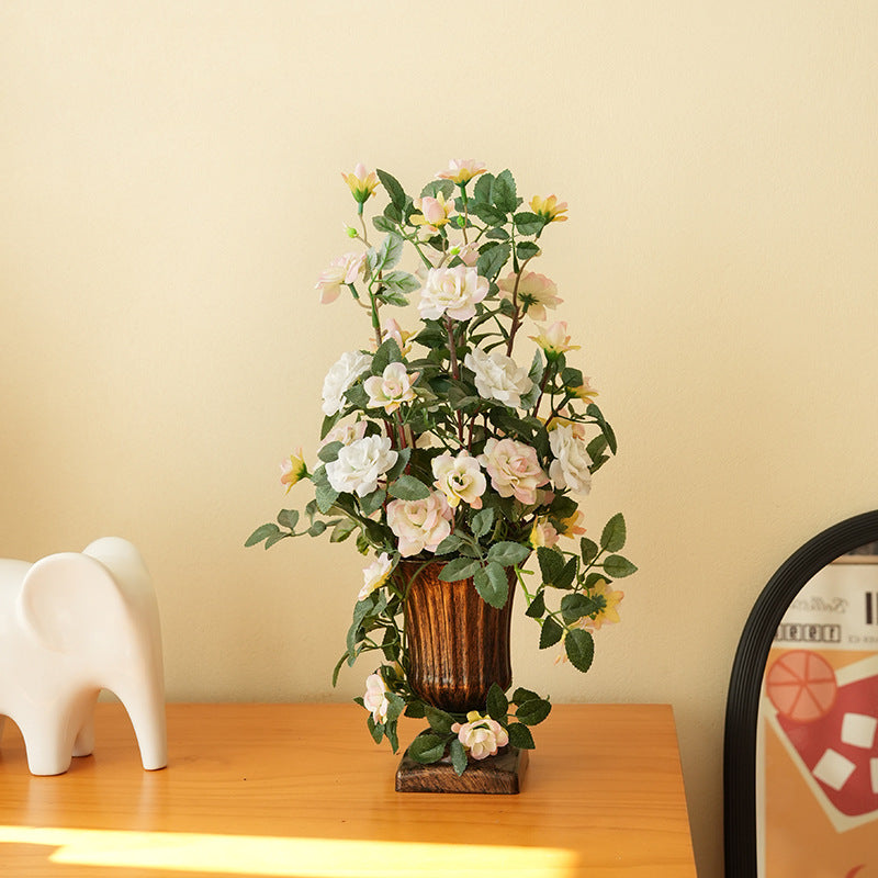 Elegant Artificial Rose Bowlift