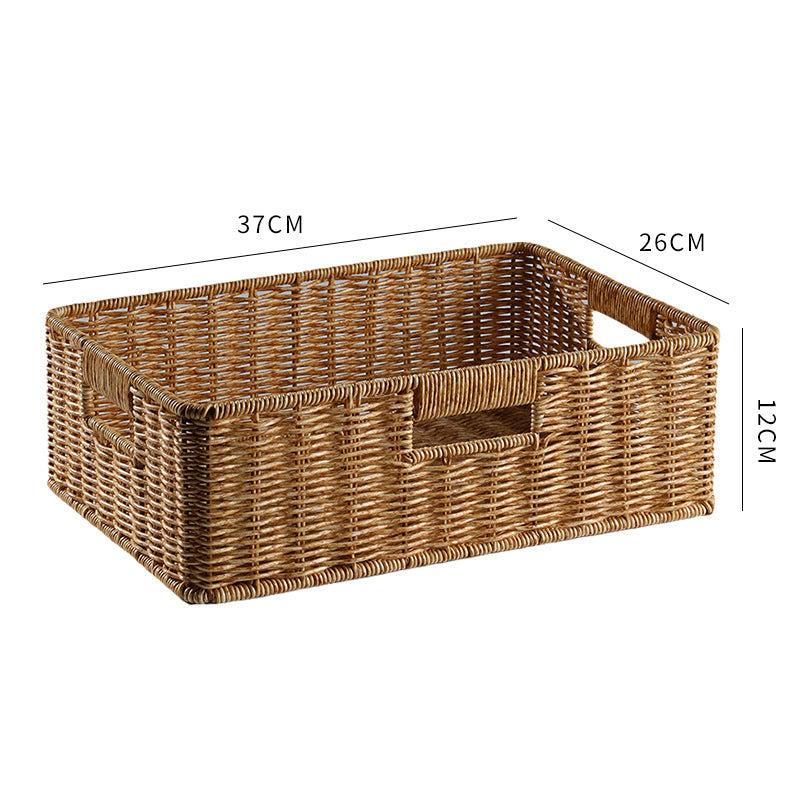 Handcrafted Woven Storage Basket Bowlift