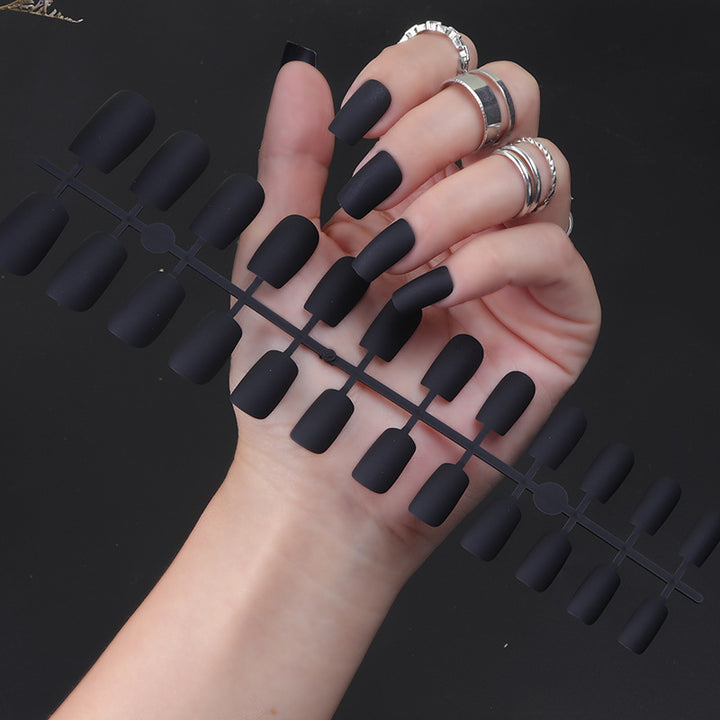 Matte Finish Press-On Nail Set Bowlift