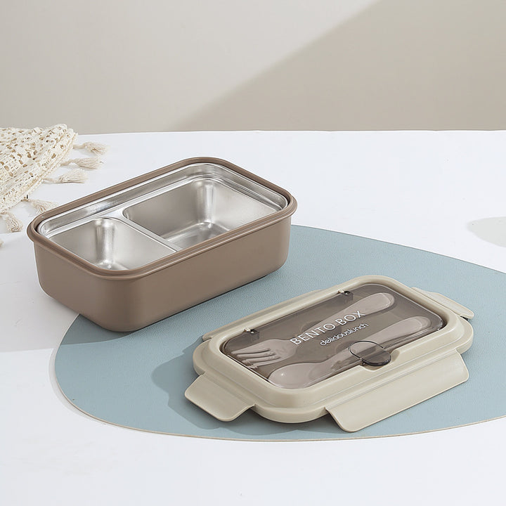 Leakproof Compartmentalized Kids Bento Lunchbox with Removable Round Soup Bowl and Utensil Storage Bowlift