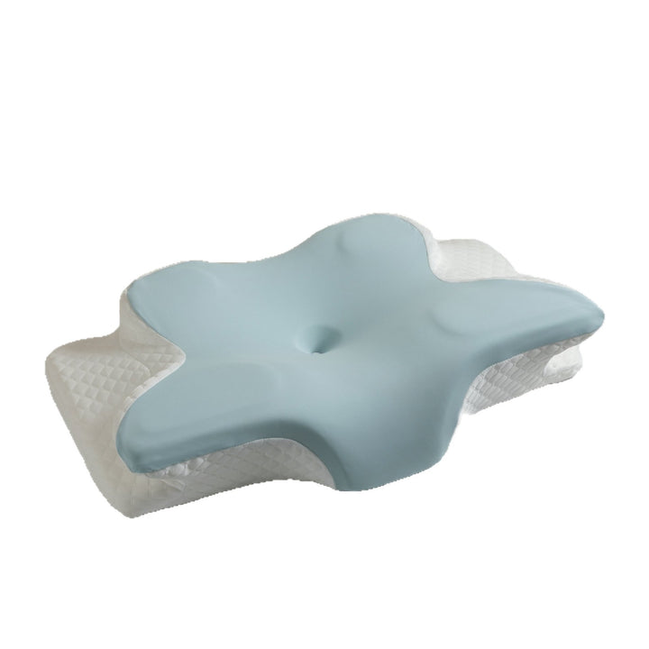 Ergonomic pillow with contoured design for optimal sleep Bowlift