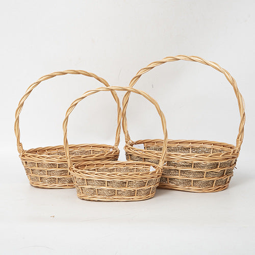 Handwoven Decorative Storage Set Bowlift