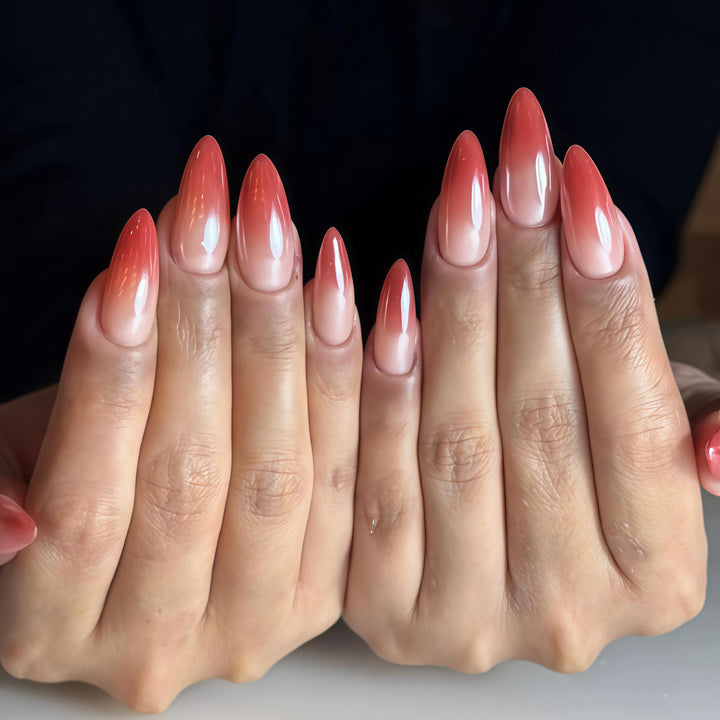Elegant Ombre Stiletto Press-On Nail Set Bowlift