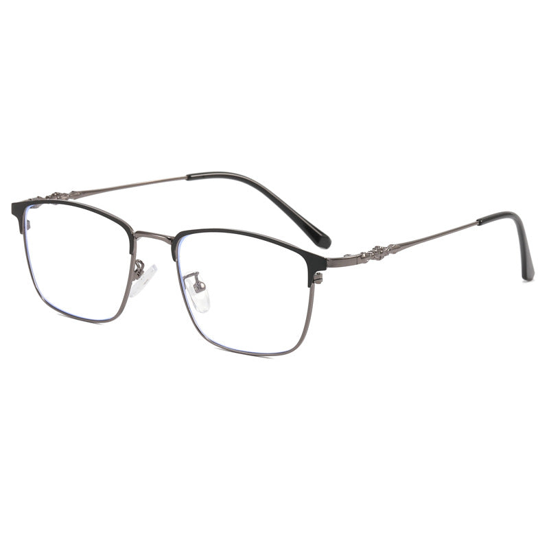 Ladies fashionable square glasses with elegant metal frame Bowlift
