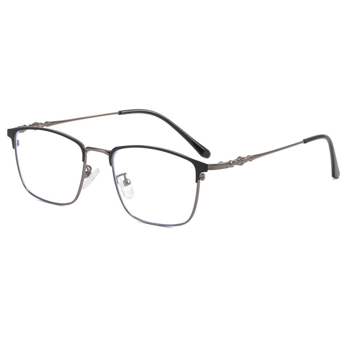 Ladies fashionable square glasses with elegant metal frame Bowlift