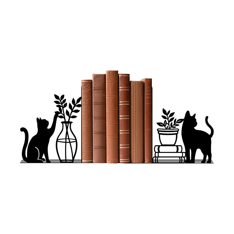 Decorative Cat Shaped Bookends