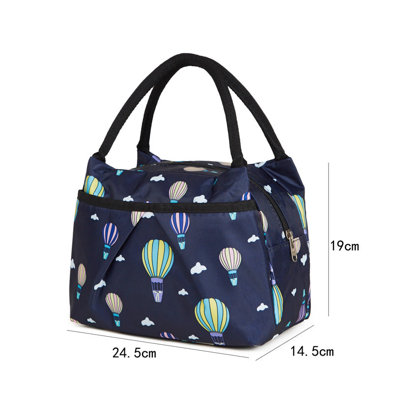 Floral Insulated Lunch Cooler Bag Bowlift