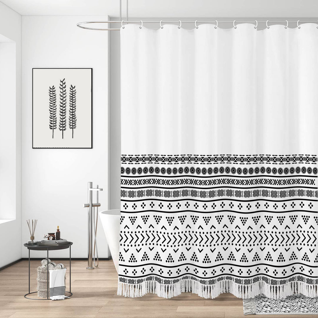 Artisan Stripe Shower Curtain Bowlift