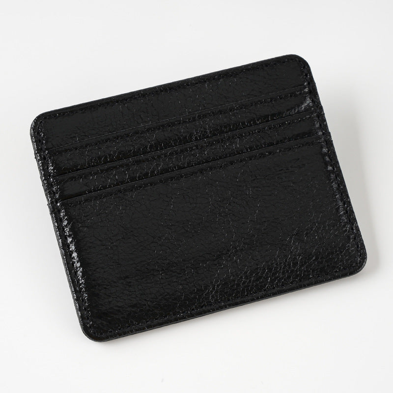 Sleek Leather Card Holder Bowlift