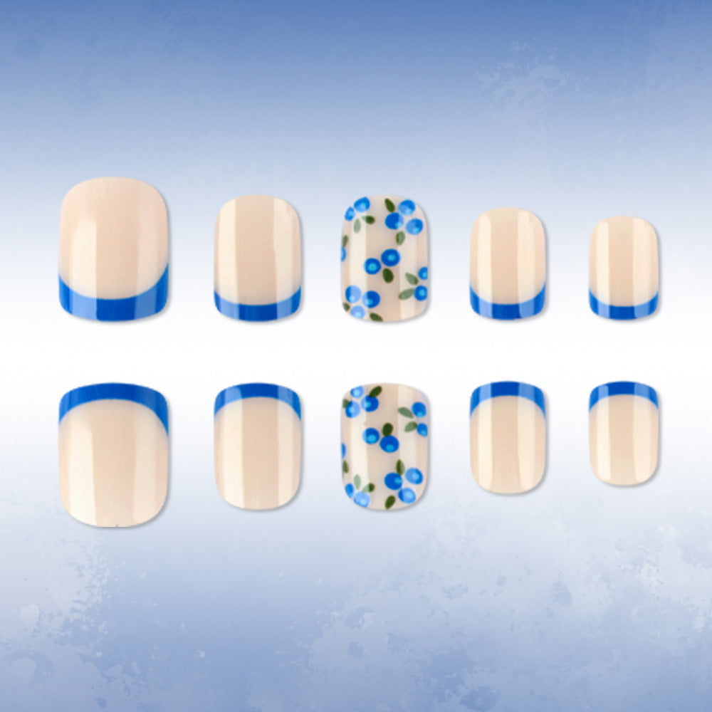 Floral Design Gel Nail Art Bowlift
