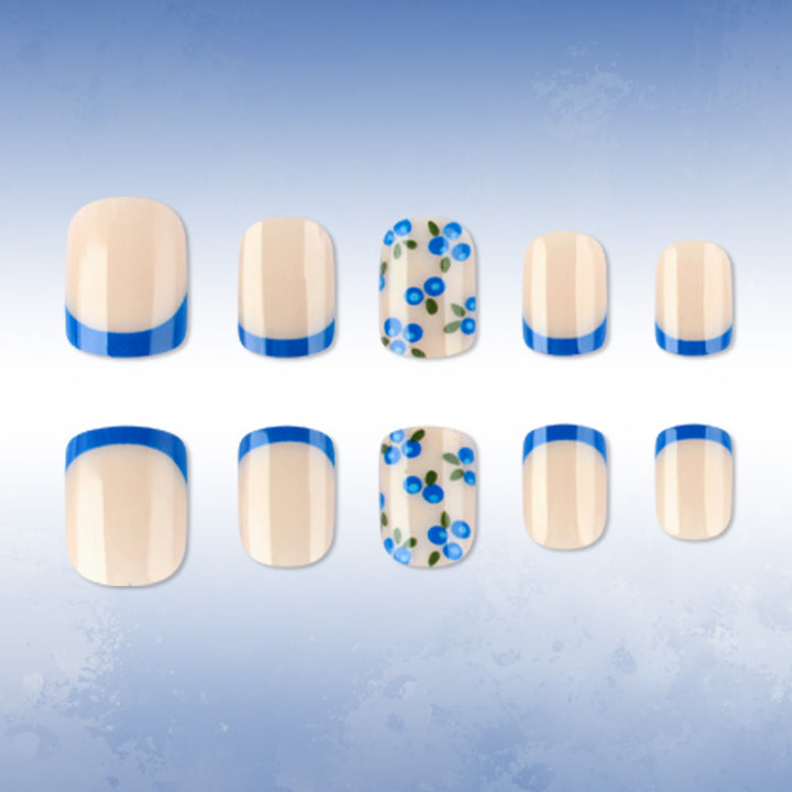 Floral Design Gel Nail Art Bowlift