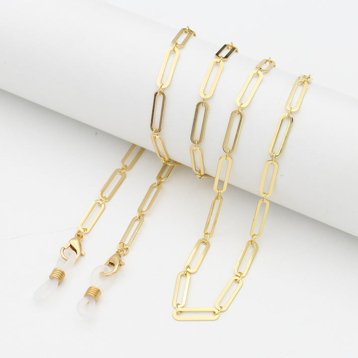 Elegant Pearl Chain Eyewear Holder Bowlift