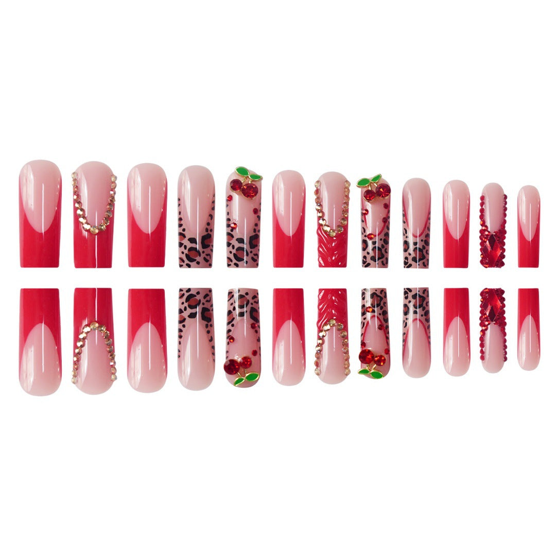 Floral Accent Nail Art Extensions Bowlift