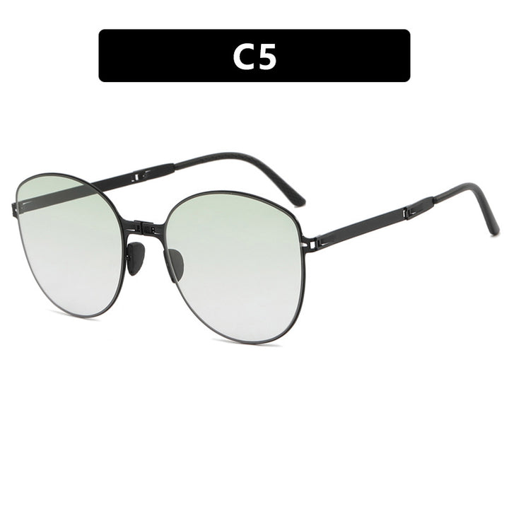 Women's trendy oversized sunglasses in futuristic design Bowlift