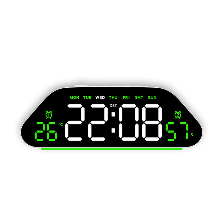 Digital Alarm Clock with Versatile Features Bowlift