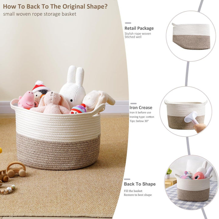 Women's Modern Storage Basket with Woven Design Bowlift