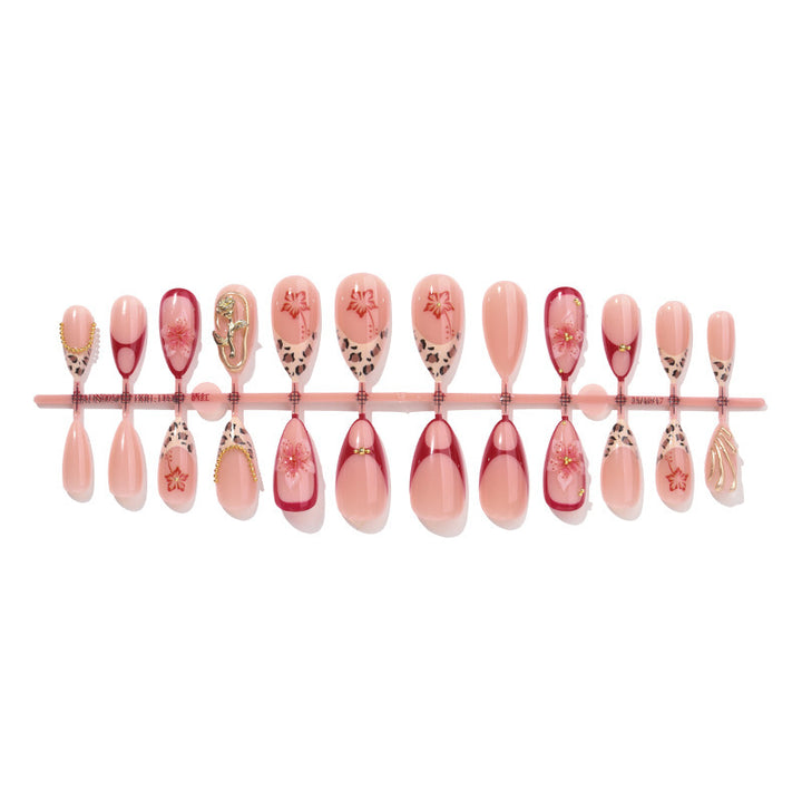 Creative nail art set with floral and elegant designs Bowlift