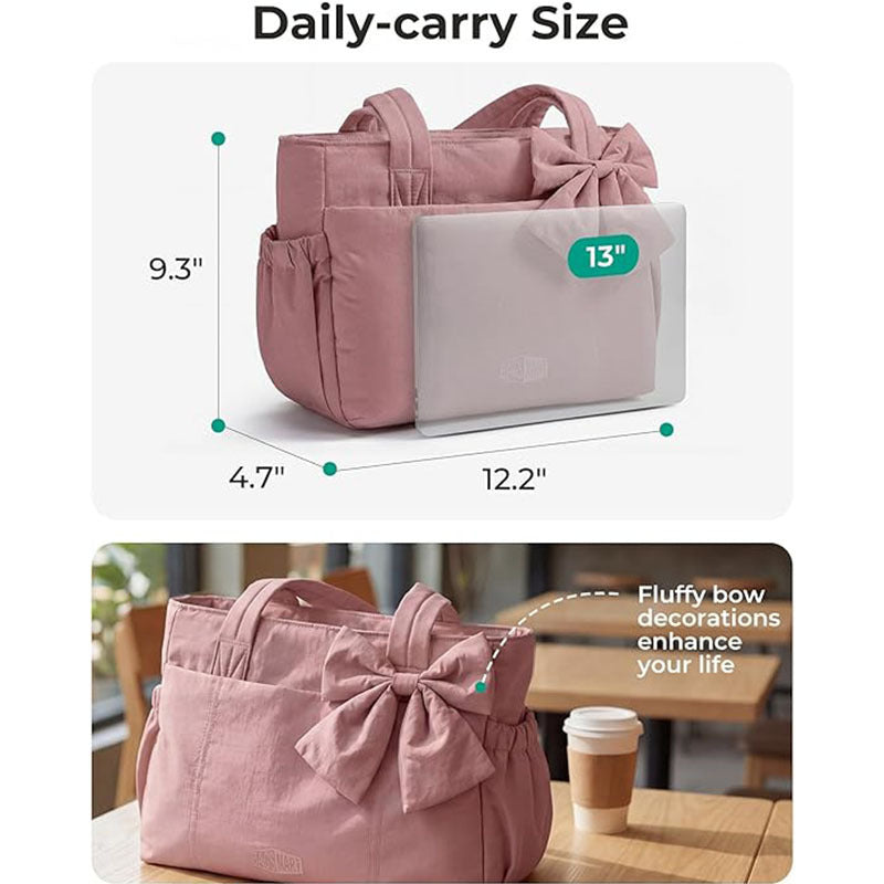 Elegant shopping bag with bow Bowlift