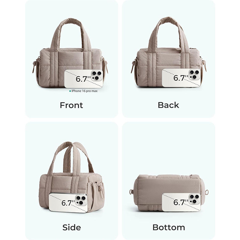 Multifunctional Padded Handbag Bowlift