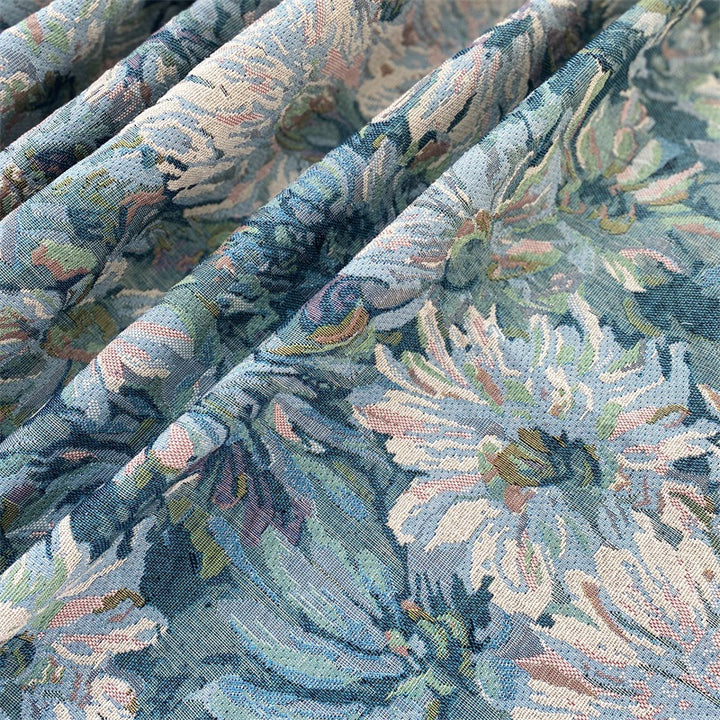 Floral Patterned Textile Throw Blanket