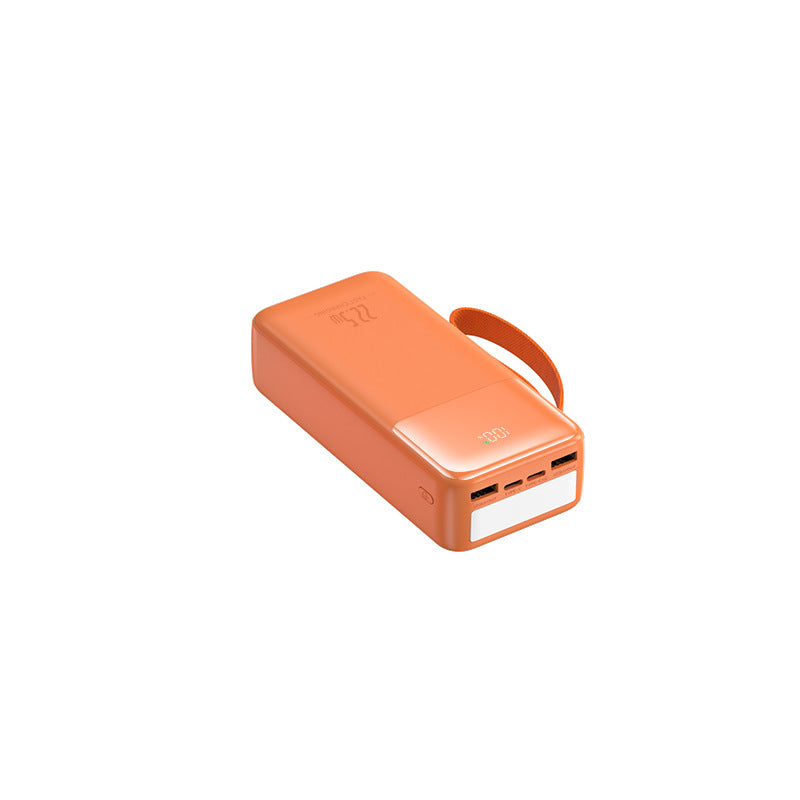 Portable power bank with integrated charging cable and fast charging function Bowlift