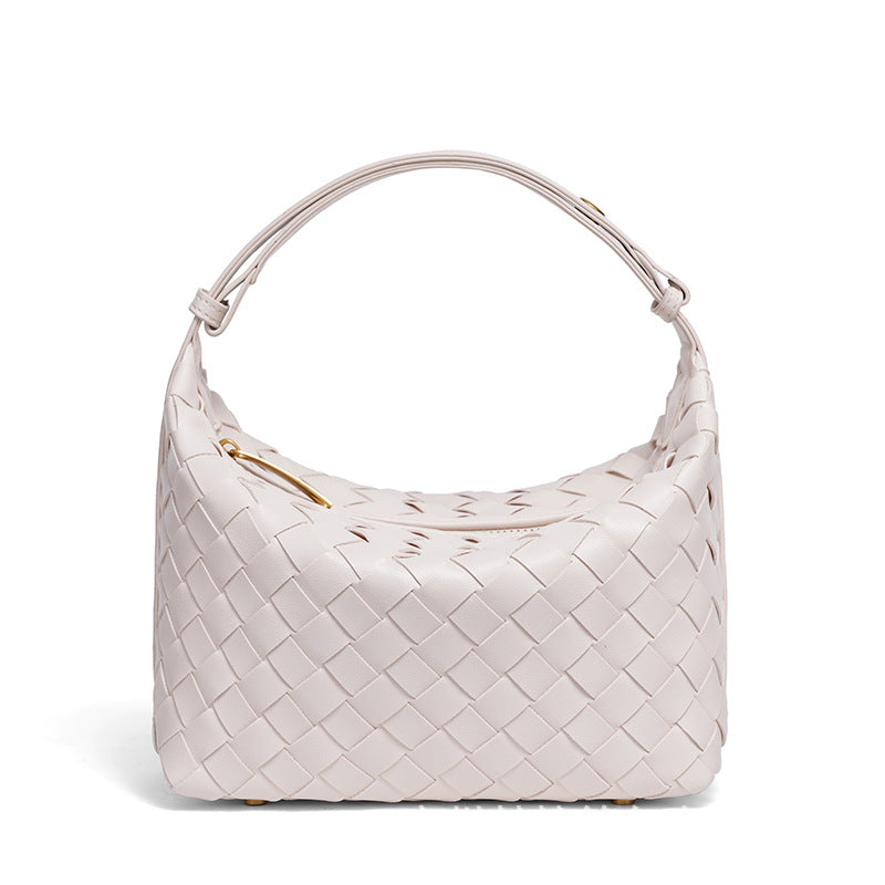 Handmade Woven Leather Mini Bag Bowlift