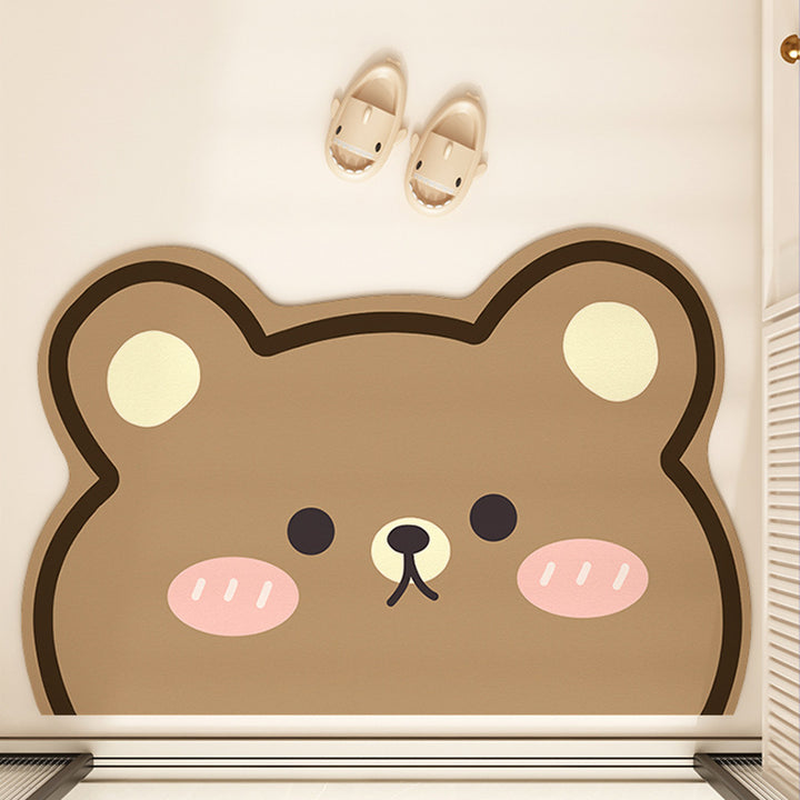 Playful Animal-Themed Floor Mat