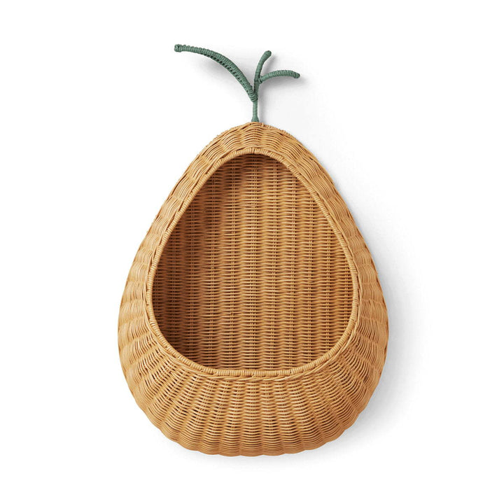 Playful wall basket in pear design Bowlift