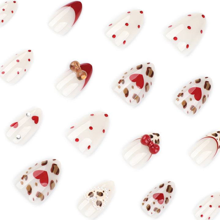 Creative Nail Art with Heart and Cookie Design Bowlift