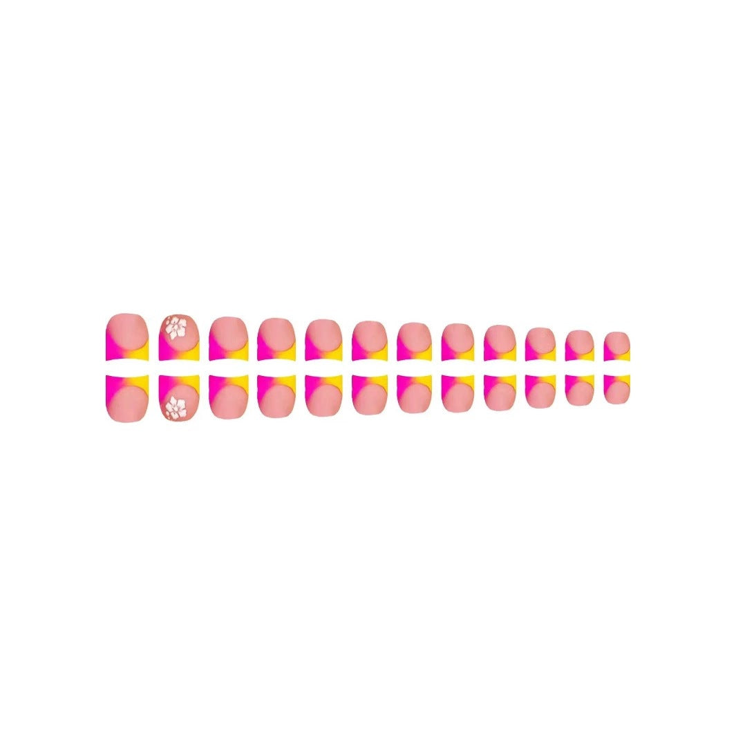 Artistic Gradient Nail Art Bowlift