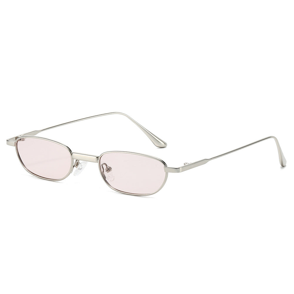 Sleek Minimalist Oval Sunglasses Bowlift